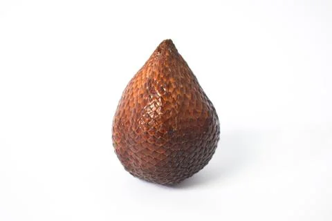 Snakefruit isolated white background Foto stock