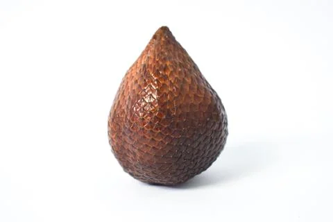 Snakefruit isolated white background Foto stock