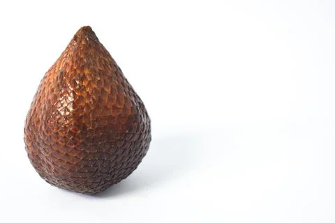 Snakefruit isolated white background Foto stock
