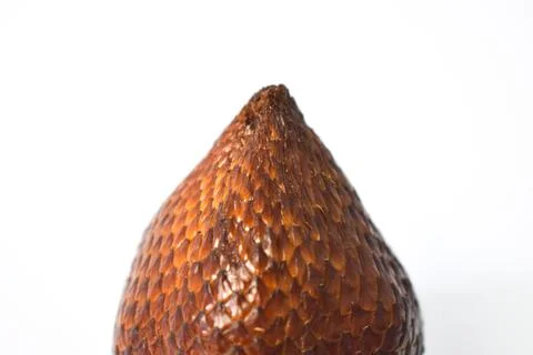 Snakefruit isolated white background Stock Photos