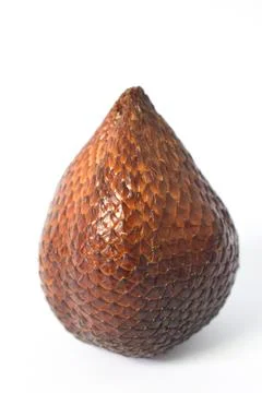 Snakefruit isolated white background Foto stock