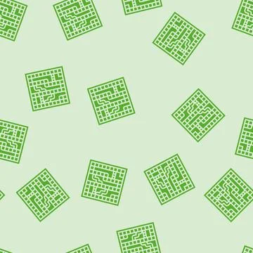 Snakes and ladders game board table glyph seamless pattern Stock Illustration