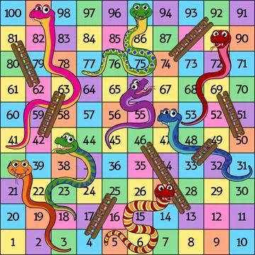 Snakes and Ladders Illustrazione stock