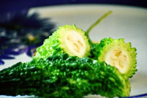 Snap of Bitter guard Stock Photos