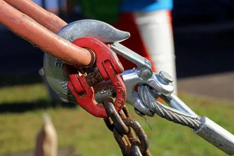 Snap hook, safety Stock Photos