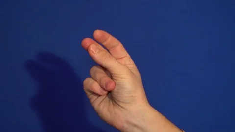 Snap your fingers closeup in the background Stock Footage 124460763
