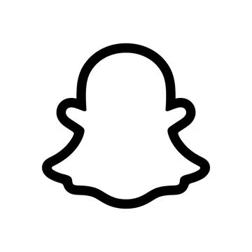 Snapchat instant messaging app icon イラスト素材