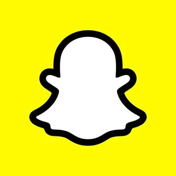 Snapchat instant messaging app icon イラスト素材