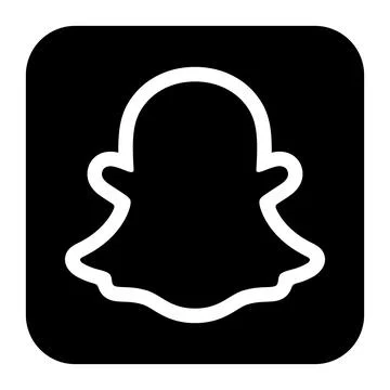 Snapchat instant messaging app icon イラスト素材