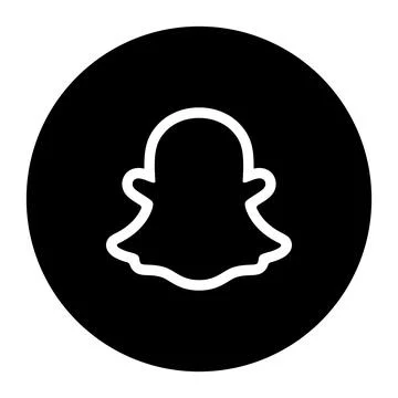 Snapchat instant messaging app icon イラスト素材
