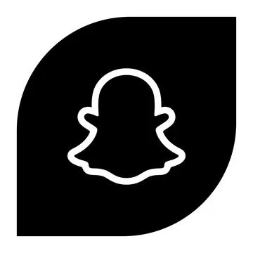 Snapchat instant messaging app icon イラスト素材