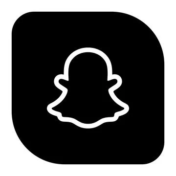 Snapchat instant messaging app icon イラスト素材