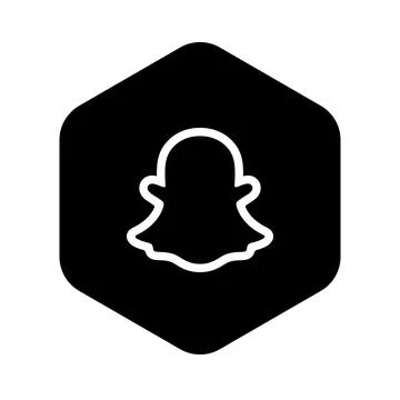 Snapchat instant messaging app icon イラスト素材