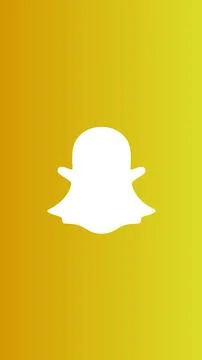 SnapChat logo sign symbol vector. Mobile apps online service icon. Social Media  Stock Illustration