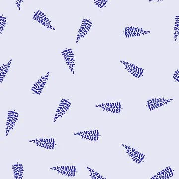 Snapdragon blossom spring glyph seamless pattern イラスト素材