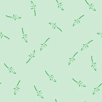 Snapdragon blossom spring glyph vector seamless pattern Stockillustratie