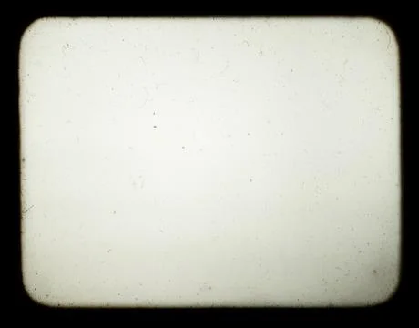 Snapshot of a blank screen of old slide projector, suited to achieve the effe Stock Photos