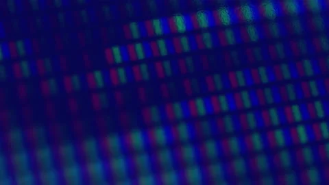 A snapshot of an LED screen matrix under a microscope Stock Footage 170005181