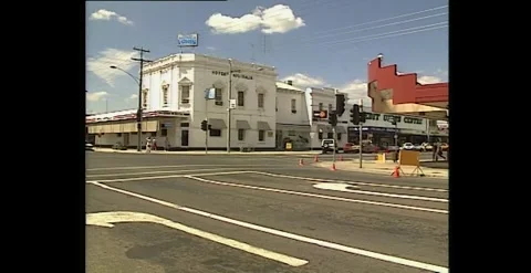 Snapshot of Shepparton: Main Street Scenes in Victoria, (1992) Video stock 273665553