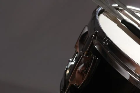 Snare and Brushes. Stock Photos