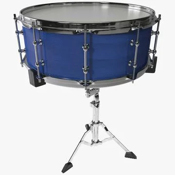 Snare Drum and Stand 3D Model