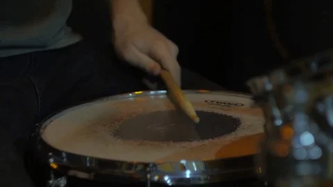 Snare drum playing Video stock 73673472