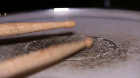 Snare drum roll playing Stock Footage 72112716