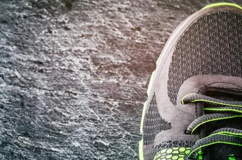 Sneaker closeup Foto stock