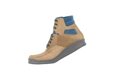 Sneaker isolated on white background Stock Photos
