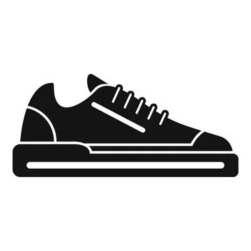 Sneaker shoe icon simple vector. Run footwear Stock Illustration