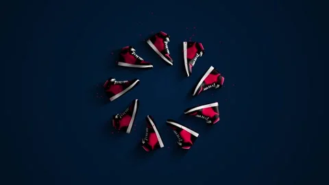Sneaker Shoes Logo Reveal Stock After Effects