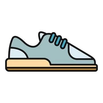 Sneaker vector drawing featuring sportswear Illustrazione stock