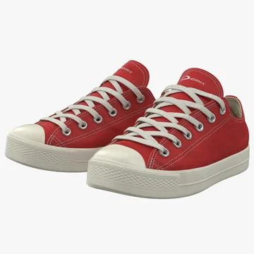 Sneakers 2 Red 3D Model ~ 3D Model #90654962 | Pond5