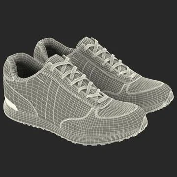 3D Model: Sneakers 3 Red 3D Model #90656563 | Pond5