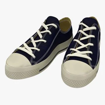 Sneakers Blue 3D Model ~ 3D Model #90654586 | Pond5