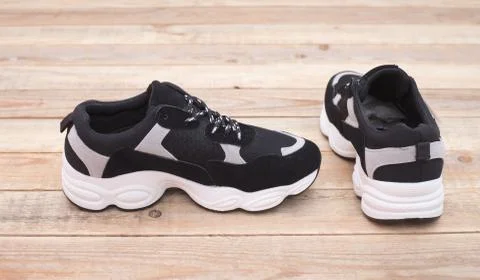 Sneakers close-up Stock Photos