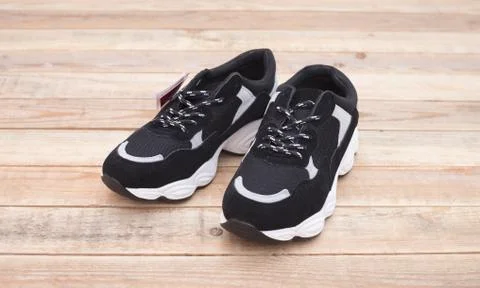 Sneakers close-up Stock Photos
