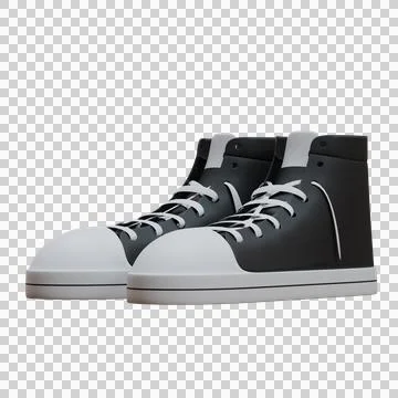 Sneakers Front Side View Stock-Illustration