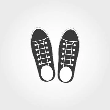 Sneakers icon. Pixel perfect. Using for web design, apps, software, print Stock Illustration