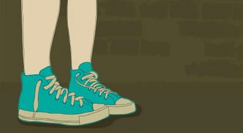 Sneakers Illustrazione stock