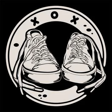 Sneakers Illustrazione stock