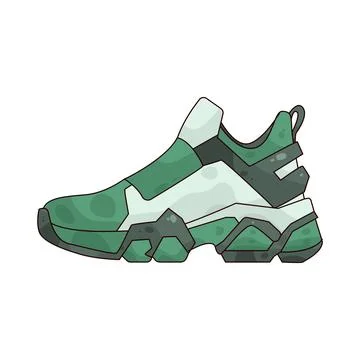 Sneakers illustration Stock Illustration