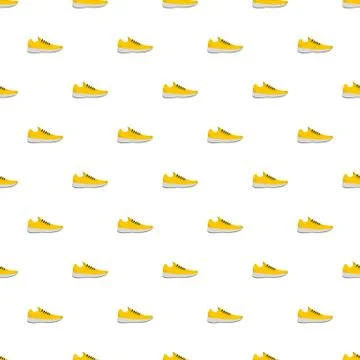 Sneakers pattern seamless Illustrazione stock