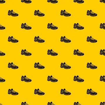 Sneakers pattern vector Stock Illustration