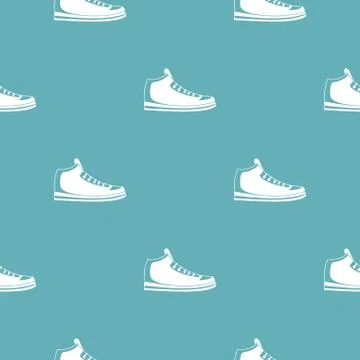 Sneakers pattern vector seamless 스톡 일러스트