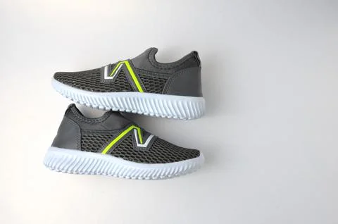 Sneakers on a white background. Stock Photos