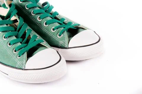 Sneakers on white Stock Photos