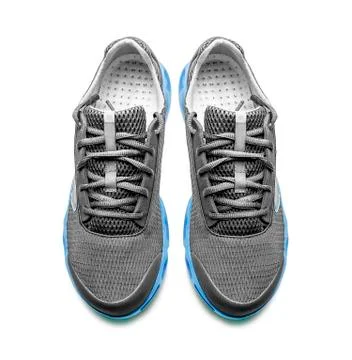 Sneakers on white. Stock Photos