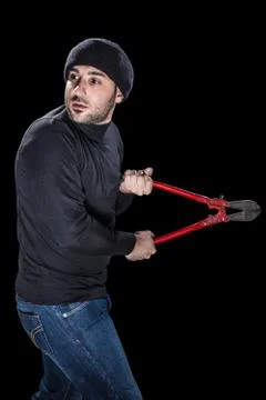 Sneaky thief Stock Photos