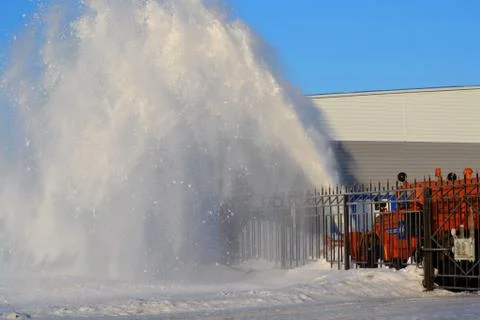 Snegouborka technology Stock Photos